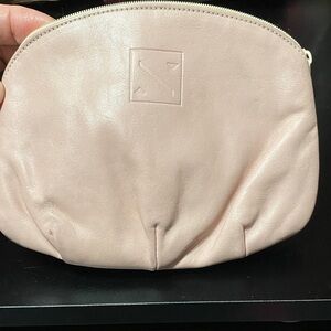 Naturalizer Vintage Pink Leather cosmetics Bag